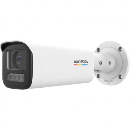 Camera de supraveghere IP Bullet 4MP ColorVu Hikvision DS-2CD1B47G2H- LIU(4MM), lentila fixa 4mm, iluminare: Color: 0.0005 Lux @