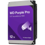 HDD Video Surveillance WD Purple Pro 12TB CMR, 3.5'', 512MB, 7200 RPM, SATA, TBW: 550