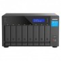 NAS QNAP H874 8-Bay, CPU Intel® Core™ i7 12-core 20-thread Processor, RAM 32GB (2x 16GB) DDR4 SODIMM (Max. 64GB), 8 x 2.5"/3.5" 
