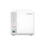 NAS QNAP 262 3-Bay, CPU Intel Celeron N5105/N5095 4-core/4-thread Processor, RAM 8 GB (onboard, not expandable), HDD 3.5" SATA 6