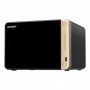 NAS QNAP 664 6-Bay, CPU Intel Celeron N5105/N5095 4-core/4-thread Processor, RAM 8GB (1x 8GB) DDR4, HDD 6 x 2.5"/3.5" SATA 6Gbps