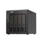 NAS QNAP 453E 4-Bay, CPU Intel Celeron J6412 4-core/4-thread processor, burst max. 2.6 GHz, RAM 8 GB DDR4 onboard not expandable