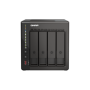NAS QNAP 453E 4-Bay, CPU Intel Celeron J6412 4-core/4-thread processor, burst max. 2.6 GHz, RAM 8 GB DDR4 onboard not expandable
