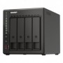 NAS QNAP 453E 4-Bay, CPU Intel Celeron J6412 4-core/4-thread processor, burst max. 2.6 GHz, RAM 8 GB DDR4 onboard not expandable