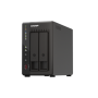 NAS QNAP 253E 2-Bay, CPU Intel Celeron J6412 4-core/4-thread processor, burst max. 2.6 GHz, RAM 8 GB DDR4 onboard not expandable