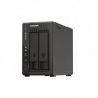 NAS QNAP 253E 2-Bay, CPU Intel Celeron J6412 4-core/4-thread processor, burst max. 2.6 GHz, RAM 8 GB DDR4 onboard not expandable