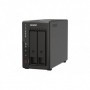 NAS QNAP 253E 2-Bay, CPU Intel Celeron J6412 4-core/4-thread processor, burst max. 2.6 GHz, RAM 8 GB DDR4 onboard not expandable