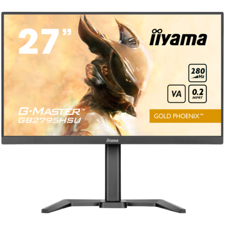 27inch Fast VA Gaming G-Master Gold Phoenix Free Sync Premium 1920x1080 at280Hz 300cd 4000:1 HDMI DP Speakers USB Black Tuner 15