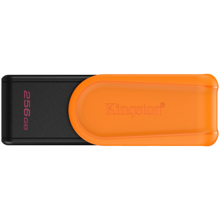 Kingston  256GB Portable USB 3.2 Gen 1 DataTraveler Exodia S (Black/Orange)
