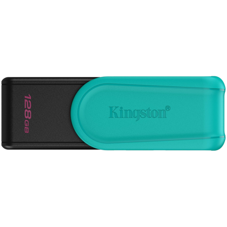 Kingston  128GB Portable USB 3.2 Gen 1 DataTraveler Exodia S (Black/Turquoise)