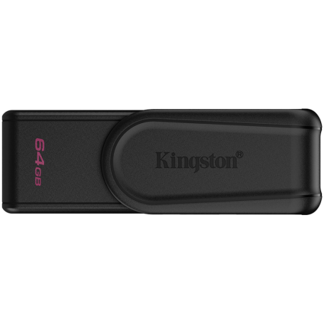 Kingston  64GB Portable USB 3.2 Gen 1 DataTraveler Exodia S (Black/Black)