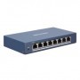 Switch 8 porturi Gigabit Hikvision DS-3E1508-EI, L2, Smart Managed, 8 × gigabit RJ45 porturi, switching capacity 16 Gbps, networ