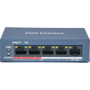 Switch Hikvision DS-3E0105P-E/M(B), 4-port, PoE