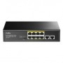 CUDY 8 RJ-45 10/100/1000M PSE ports +2 RJ45 10/100/1000  Uplink Port Unmanaged PoE+ Switch,VLAN ON/OFF, Extend ON/OFF, Watchdog 