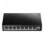 CUDY 8-Port 10/100 Mbps Desktop Switch, 8 10/100M RJ45 Ports, Loop Detection, Metal Case, Power Saving, Plug & Play, Wall-Mount