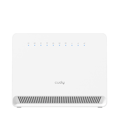 CUDY AC1200 Wi-Fi 4G LTE Cat.4 Router, AC1200 Wi-Fi,  build-in 4G LTE modem, 4 10/100M RJ45 Ports,  Nano SIM Slot, 300Mbps at 2.