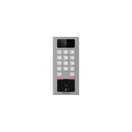 Terminal Access Control DS-K1T502DBWX-CQR multiple metode de autemtificare: card, PIN, QR code, etc, Linux Resolution 2 MP, Wire