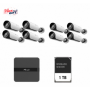 Kit supraveghere video Milesight 8 buc camera MS-C2964-UPD + 1 buc NVR MS-N1008-UPC