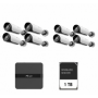 Kit supraveghere video Milesight 8 buc camera MS-C2964-UPD + 1 buc NVR MS-N1008-UPC