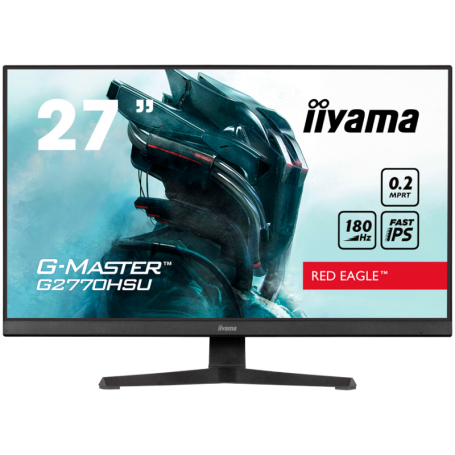 IIYAMA Monitor LED G2770HSU-B6 27" Fast IPS 1920 x 1080 180Hz 300 cd/m 0.2ms HDMI DP USB HUB Tilt