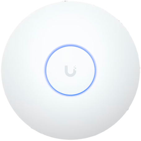 Ubiquiti UniFi U7-LR Long-Range Compact, ceiling-mount WiFi 7 AP with 5 spatial streams and extended signal range