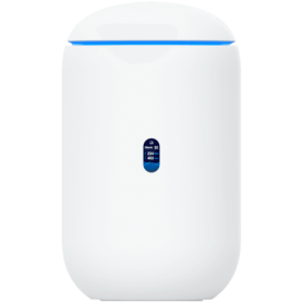 Ubiquiti UniFi UDR7 Dream Router 7 Desktop 10G Cloud Gateway with integrated WiFi 7, PoE switch, microSD storage, and full UniFi