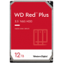HDD NAS WD Red Plus 12TB CMR, 3.5'', 512MB, 7200 RPM, SATA, TBW: 180