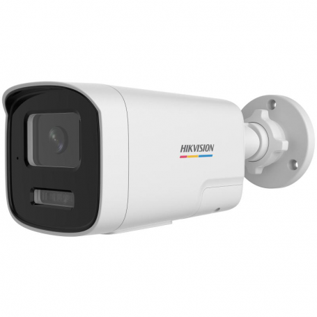 Camera de supraveghere IP Bullet 2MP ColorVu Hikvision DS-2CD1T27G2H- LIUF/SL(2.8MM), lentila fixa 2.8mm, iluminare: Color: 0.00