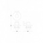 Aplica pentru exterior Philips INYMA, 1xE27, max 25W, IP44 ,245x260x230mm, Negru