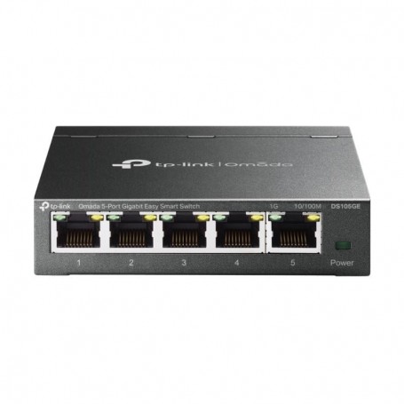 Omada 5-Port Gigabit Easy Smart Switch PORT: 5× Gigabit RJ45 Ports SPEC: Desktop Steel Case FEATURE: MTU/Port/Tag-based VLAN, Qo