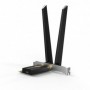 BE9300 Tri-Band Wi-Fi 7 Bluetooth PCI Express Adapter SPEED: 5760 Mbps at 6 GHz + 2880 Mbps at 5 GHz + 688 Mbps at 2.4 GHz SPEC: