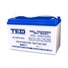 BATERIE AGM GEL TED1293F12M6 12V 93Ah HIGH RATE