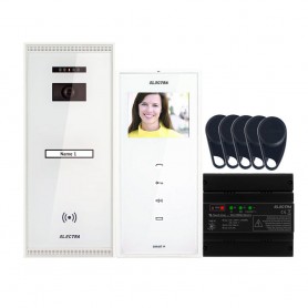 ELECTRAVideointerfon Electra Smart+ 3.5” pentru o familie montaj aparent - alb