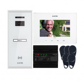 ELECTRAVideointerfon Electra Smart+ 7” pentru o familie montaj aparent - alb