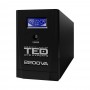 TEDUPS 2200VA 1200W line interactive cu stabilizator 3 iesiri schuko