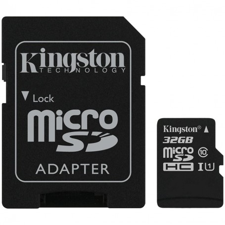Kingston 32GB micSDHC Canvas Select Plus 100R A1 C10 Card + ADP EAN: 740617298680