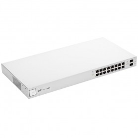 Ubiquiti 16-port Fully Managed PoE+ Gigabit Switch with 2 SFP ports,1 Serial Console Port 150W Power Supply, EU