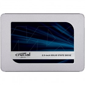 CRUCIAL MX500 2TB SSD, 2.5'' 7mm, SATA 6 Gb/s, Read/Write: 560/510 MB/s, Random Read/Write IOPS 95k/90k, with 9.5mm adapter