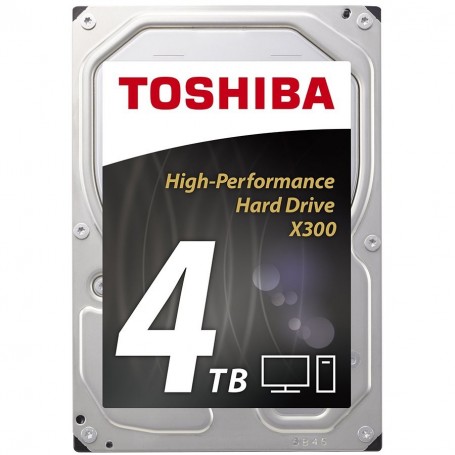 HDD desktop Toshiba X300 (3.5'' 4TB, 7200RPM, 128MB, NCQ, AF, SATAIII), bulk