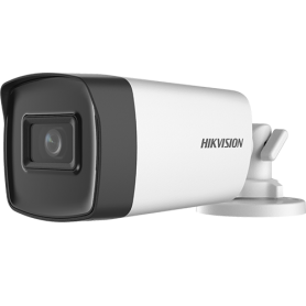 Camera AnalogHD 5MP, lentila 2.8mm, IR 40m, AUDIO integrat - HIKVISION DS-2CE17H0T-IT3FS-2.8mm