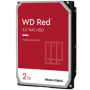 HDD NAS WD Red Plus (3.5'', 2TB, 128MB, 5400 RPM, SATA 6 Gb/s)
