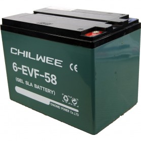 Baterie semitractiune Chilwee Deep Cycle 12V 58Ah 6-EVF-58