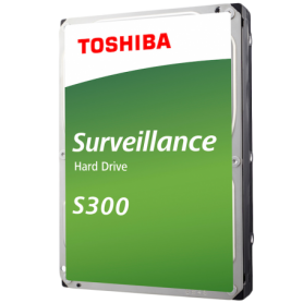 HDD Video Surveillance TOSHIBA S300 CMR (3.5'' 4TB, 7200RPM, 256MB, SATA 6Gbps, RV Sensor), bulk