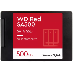 SSD NAS WD Red SA500 500GB SATA 6Gbps, 2.5", 7mm, Read/Write: 560/530 MBps, IOPS 95K/85K, TBW: 350