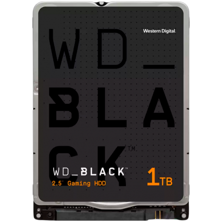 HDD Mobile WD Black 1TB SMR (2.5'', 64MB, 7200 RPM, SATA 6Gbps)