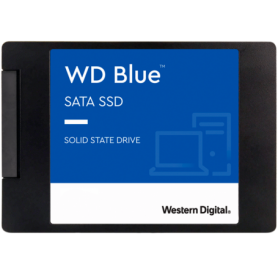 SSD WD Blue SA510 1TB SATA 6Gbps, 2.5", 7mm, Read/Write: 560/520 MBps, IOPS 90K/82K, TBW: 400