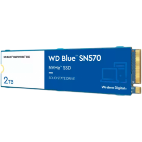 SSD WD Blue SN570 2TB M.2 2280 PCIe Gen3 x4 NVMe TLC, Read/Write: 3500/3500 MBps, IOPS 600K/600K, TBW: 900