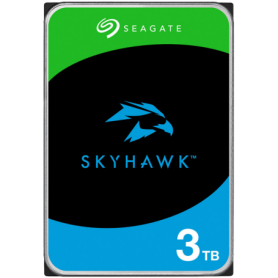 HDD Video Surveillance SEAGATE SkyHawk 3TB CMR (3.5", 256MB, SATA 6Gbps, RV Sensors, Rescue Data Recovery Services 3 ani, 180TB/