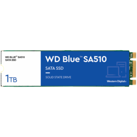 SSD WD Blue SA510 1TB SATA 6Gbps, M.2 2280, Read/Write: 560/520 MBps, IOPS 90K/82K, TBW: 400