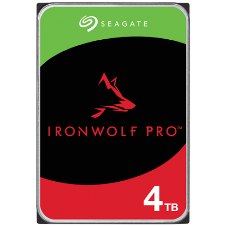 HDD NAS SEAGATE IronWolf Pro 4TB CMR 3.5", 256MB, SATA 6Gbps, 7200RPM, RV Sensors, Rescue Data Recovery Services 3 ani, TBW: 550